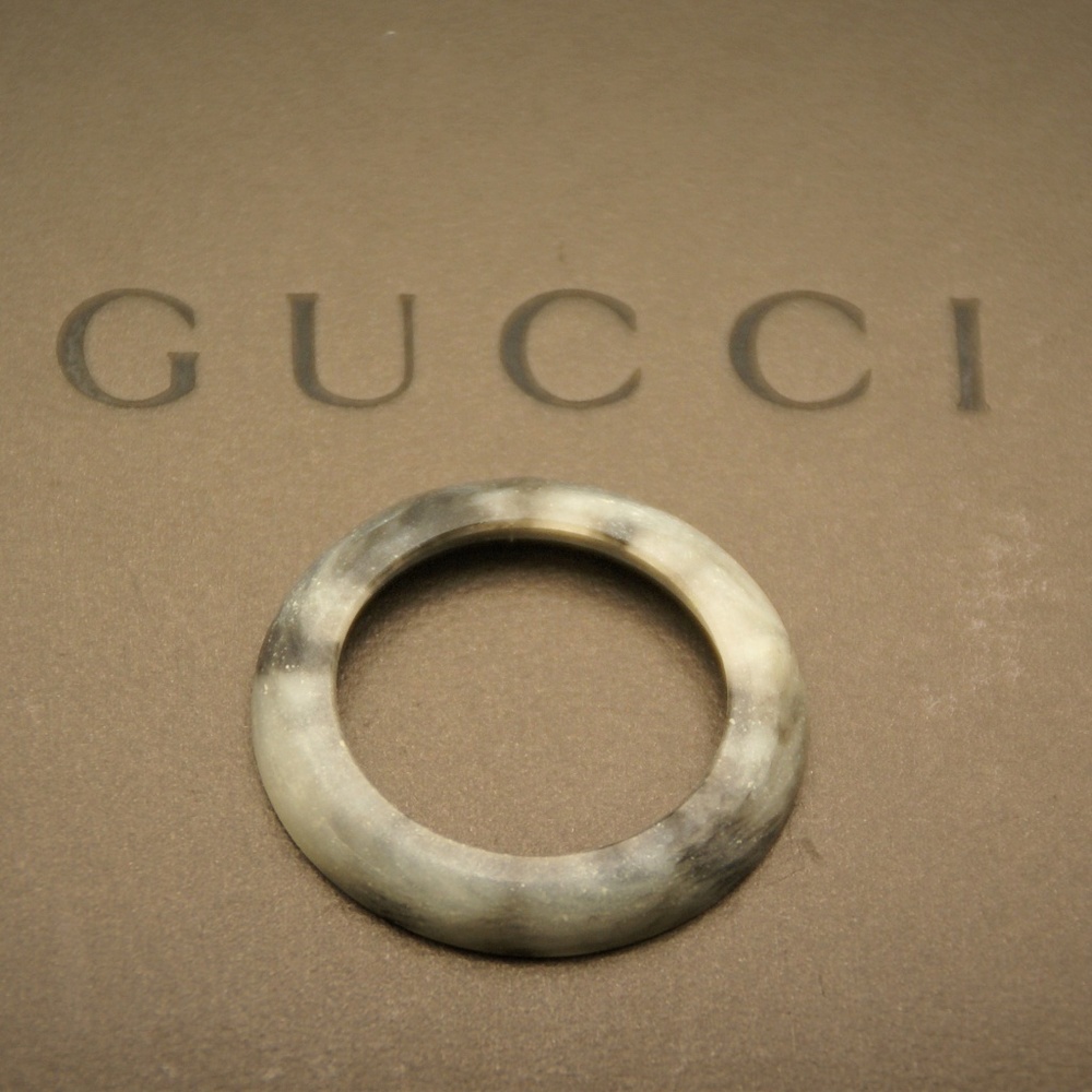 New Gucci Plastic Marble Bezel - Blanca